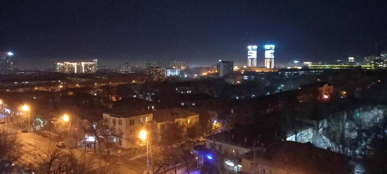 "Атакент" Панорамный Вид Квартира 阿拉木图 外观 照片