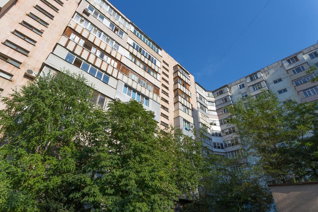 "Атакент" Панорамный Вид Квартира 阿拉木图 外观 照片